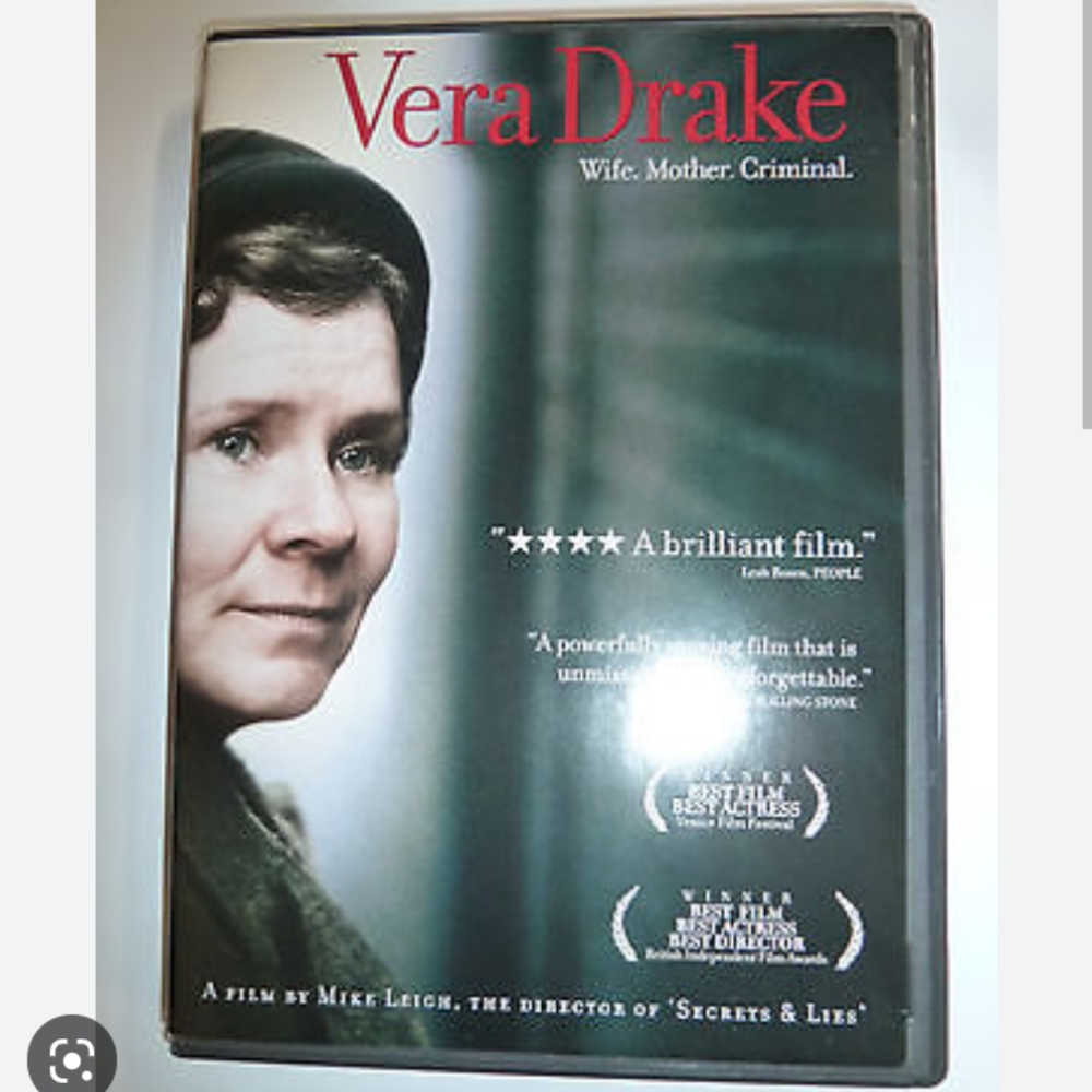 New unopened BBC Vera Drake wife mother criminal. Region 1 USA Canada